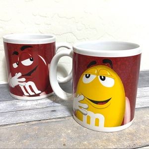 M&M Mars Matching Set of Mugs